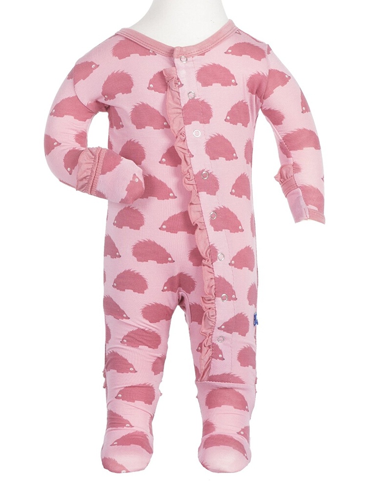 Cobblestone Poodle 3-6 Months Kickee Pants Little Girls Print Muffin Ruffle Coverall with Snaps Cobblestone Poodle 3-6 Months Kickee Pants Little Girls Print Muffin Ruffle Coverall with Snaps